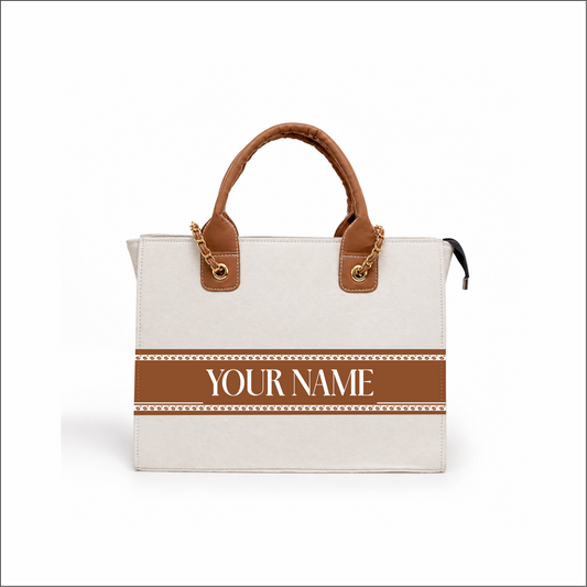 Customized Premium Personalized Canvas Tote Handbag