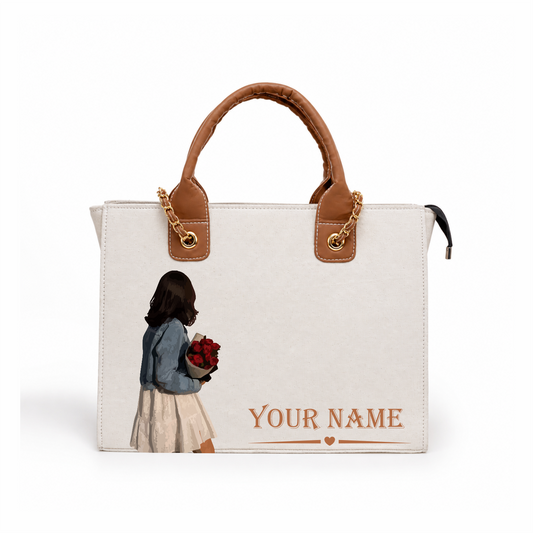 Personalized in valtro Women’s Tote Bag with DTF Print