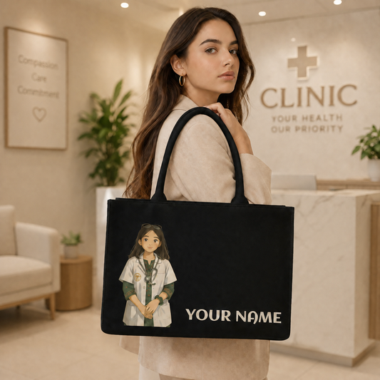 Personalized Doctor Tote Bag – The Perfect Gift for Every Doctor