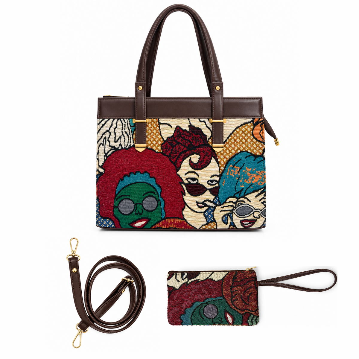 The Fleet Tote – Classic Printed Everyday Bag ✨