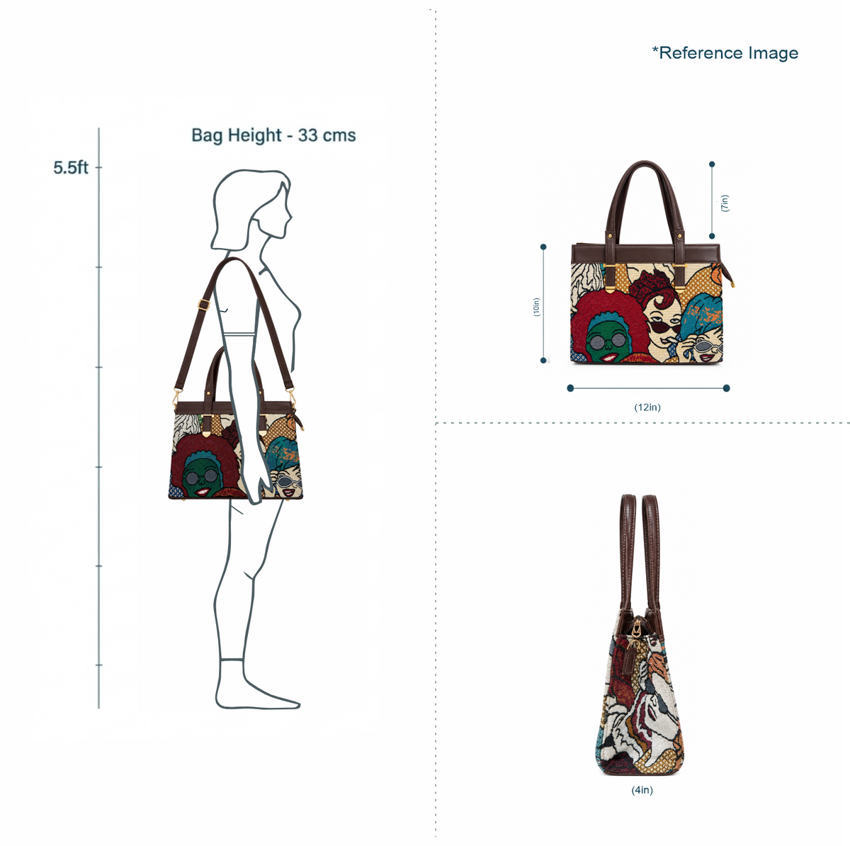 The Fleet Tote – Classic Printed Everyday Bag ✨