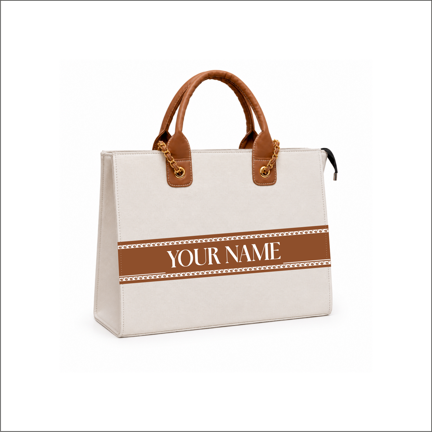 Customized Premium Personalized Canvas Tote Handbag