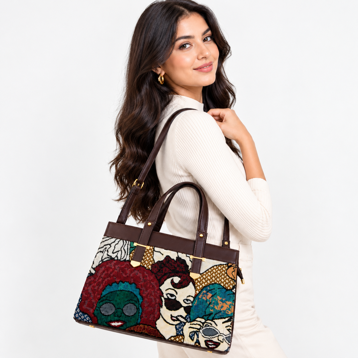 The Fleet Tote – Classic Printed Everyday Bag ✨
