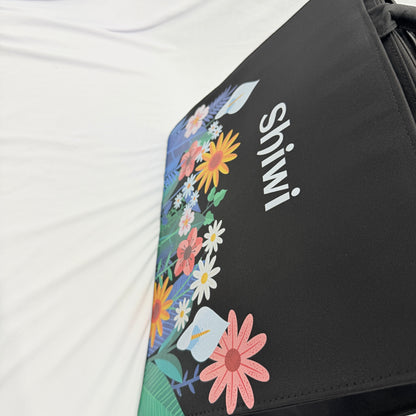 Elegance to your everyday style with this Personalized Floral Tote Bag