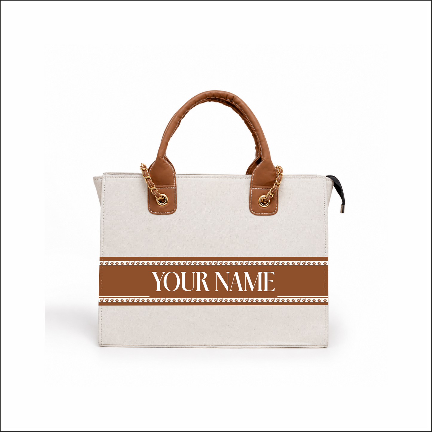 Customized Premium Personalized Canvas Tote Handbag
