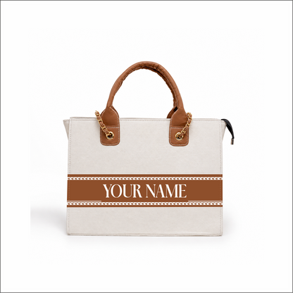 Customized Premium Personalized Canvas Tote Handbag