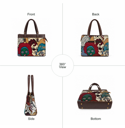 The Fleet Tote – Classic Printed Everyday Bag ✨