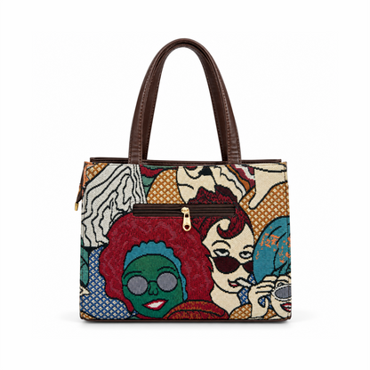 The Fleet Tote – Classic Printed Everyday Bag ✨