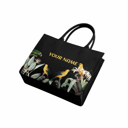 Personalized Tropical Birds Premium Tote Bag
