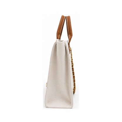 In Valtro Personalized Name Canvas Tote Bag – Premium Women’s Laptop & Shoulder Bag