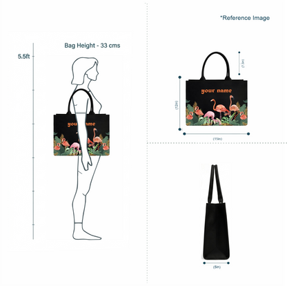 In Valtro Personalized Flamingo Tote Bag