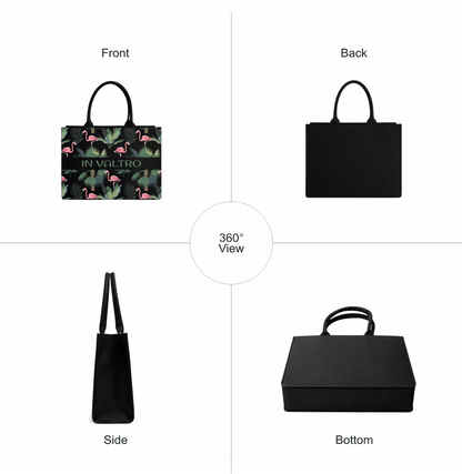 IN VALTRO – Flamingo Printed Laptop Tote Bag