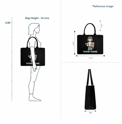 Personalized Student Tote Bag – Product Description