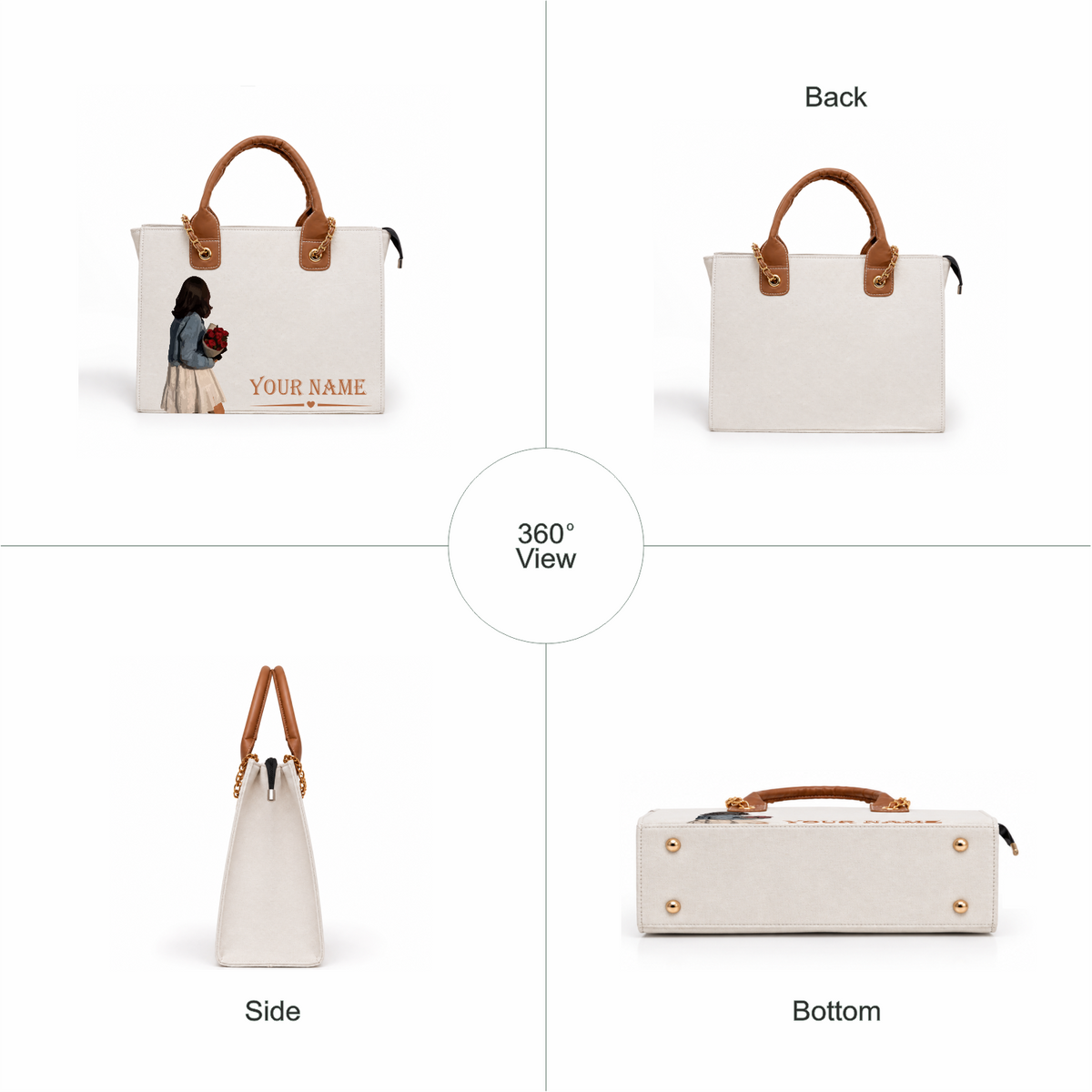 Personalized in valtro  Women’s Tote Bag with DTF Print