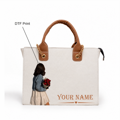 Personalized in valtro  Women’s Tote Bag with DTF Print